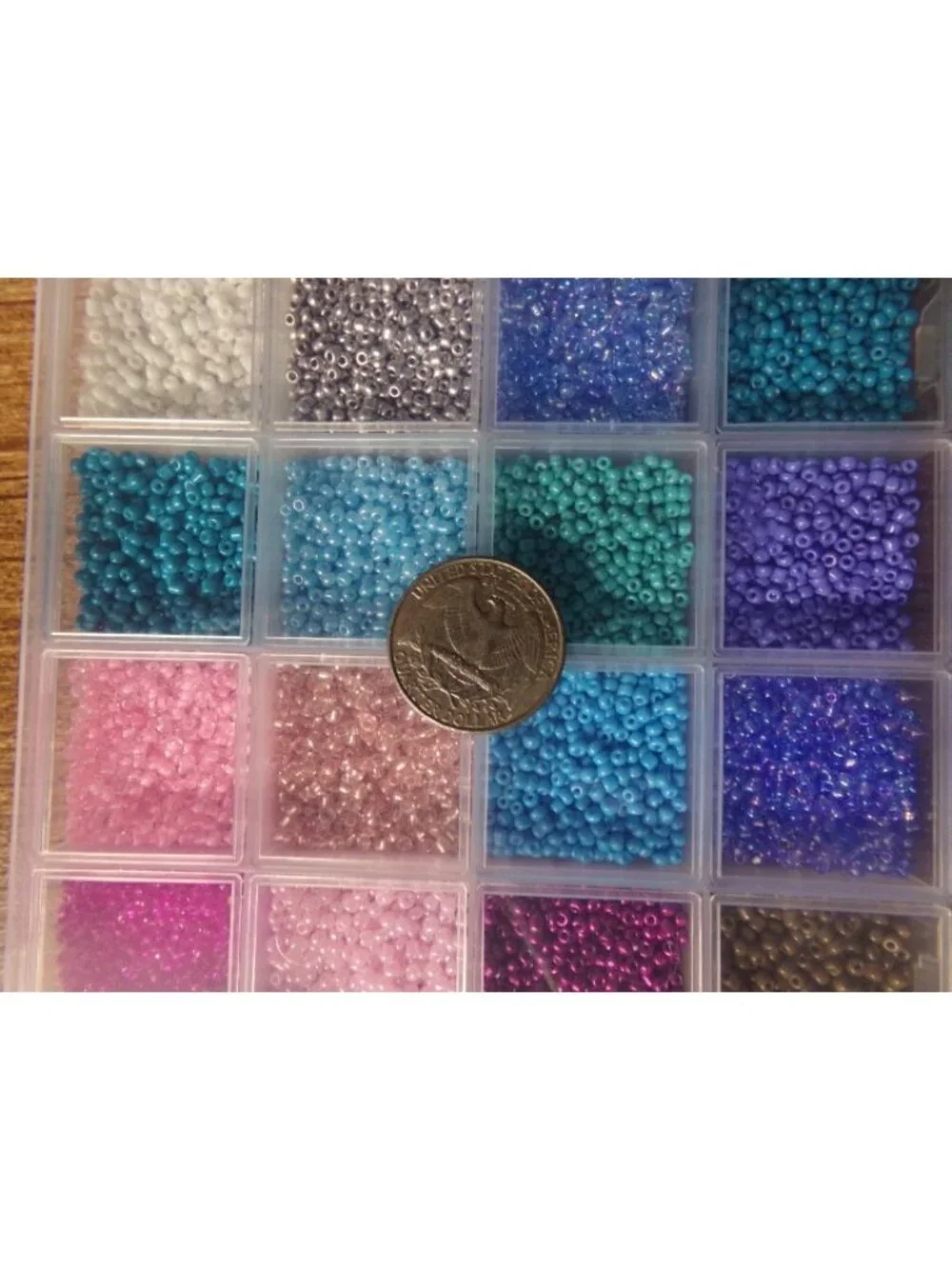 Mixed Color Seed Beads Set in Container Set #5